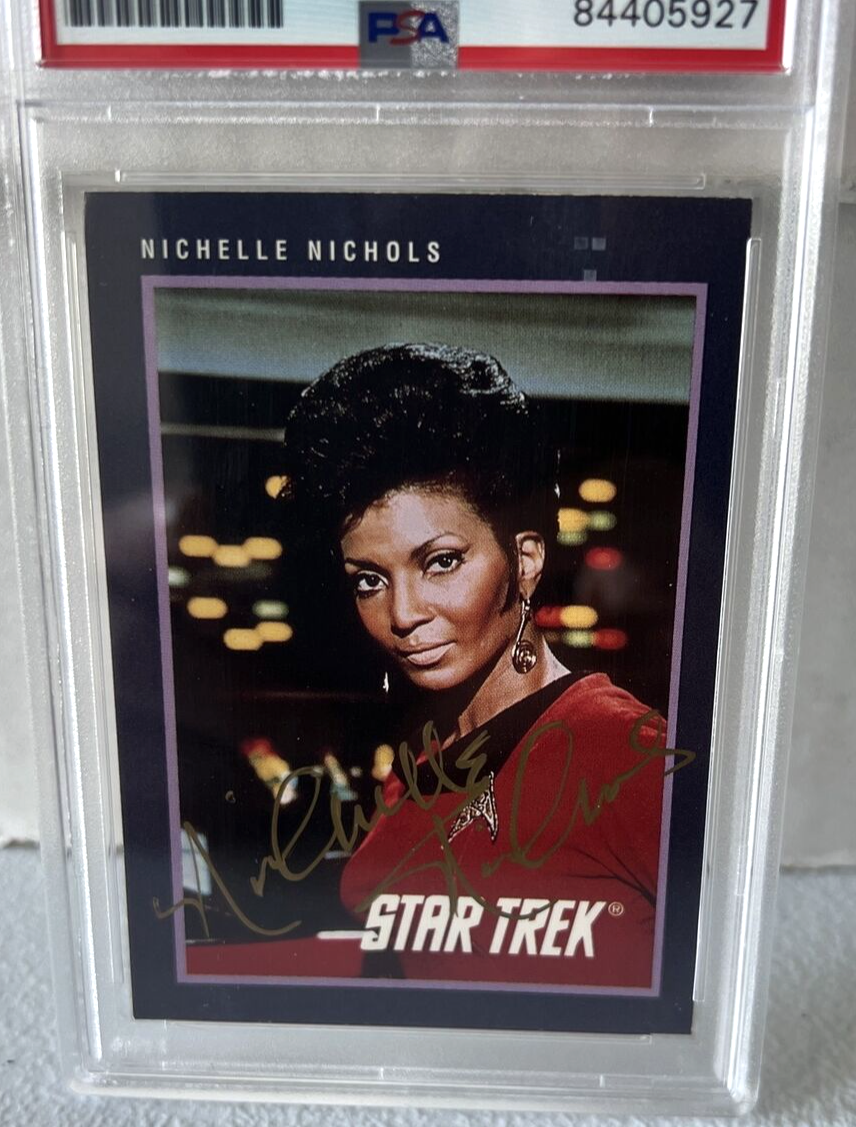 Nichelle Nichols "Actress" Autographed Signed Star Trek Trading Card #271 PSA