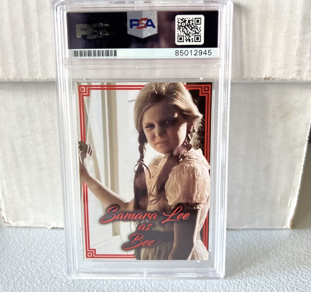 Samara Lee "Actress" Autographed Signed Annabelle Creation Custom Card PSA Auth