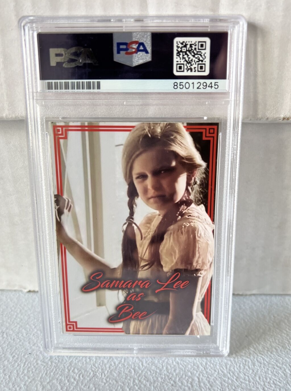 Samara Lee "Actress" Autographed Signed Annabelle Creation Custom Card PSA Auth