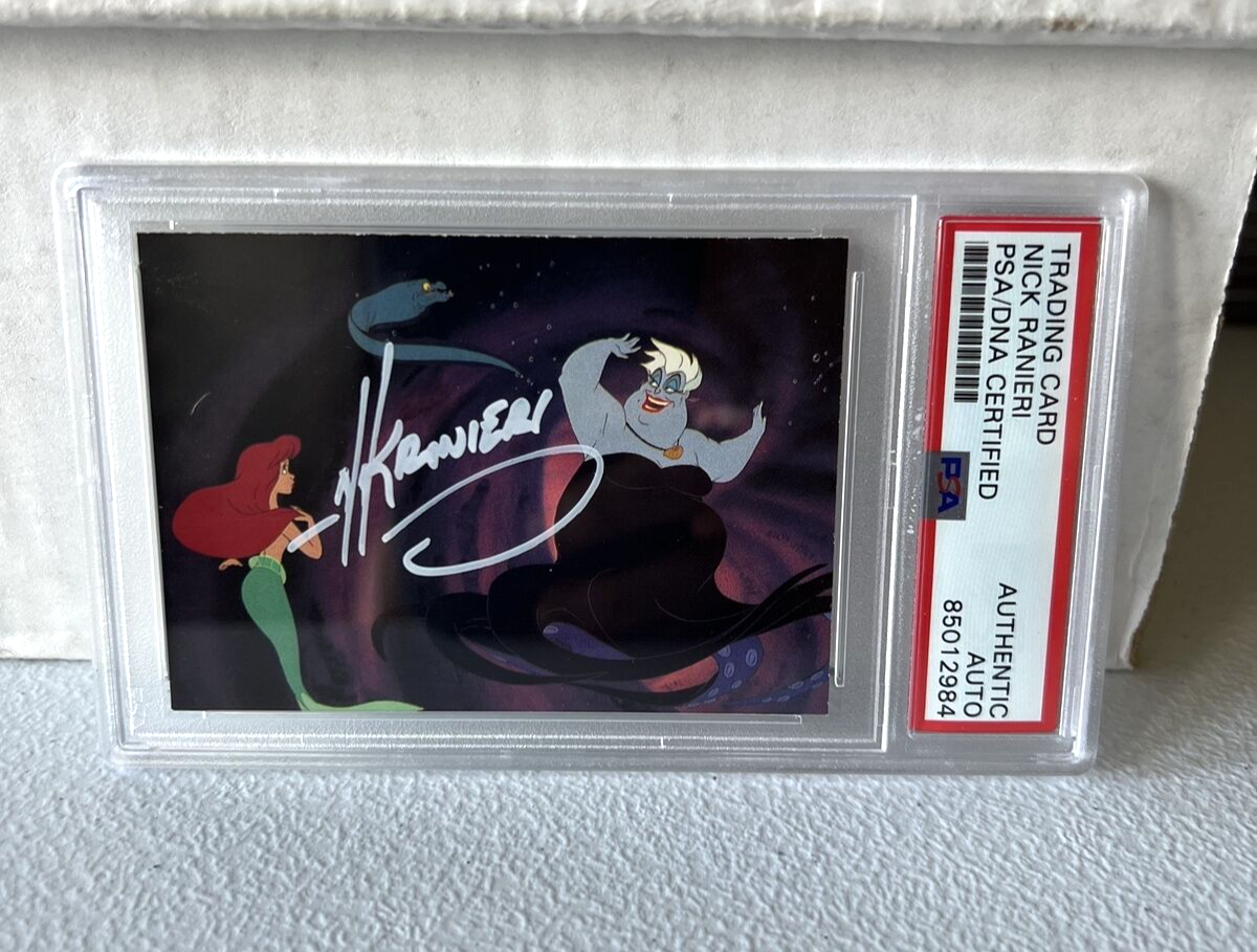 Nick Ranieri "Animator" Autographed Signed Little Mermaid 1991 Card #48 PSA Auth