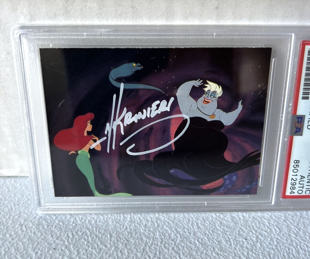 Nick Ranieri "Animator" Autographed Signed Little Mermaid 1991 Card #48 PSA Auth