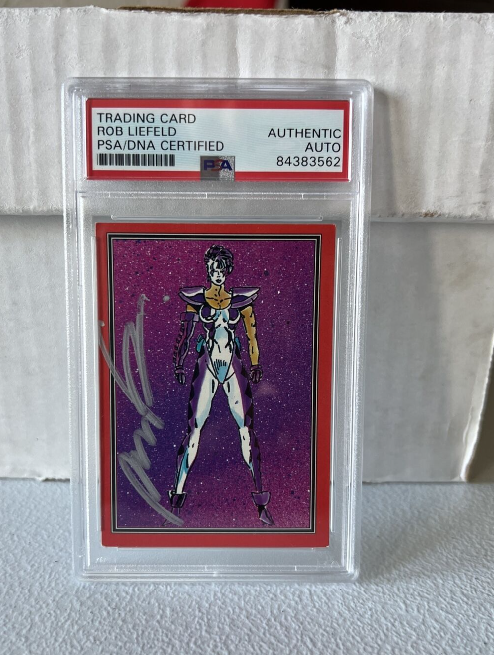 Rob Liefeld "Artist" Autographed Signed 1992 Youngblood Trading Card #33 PSA