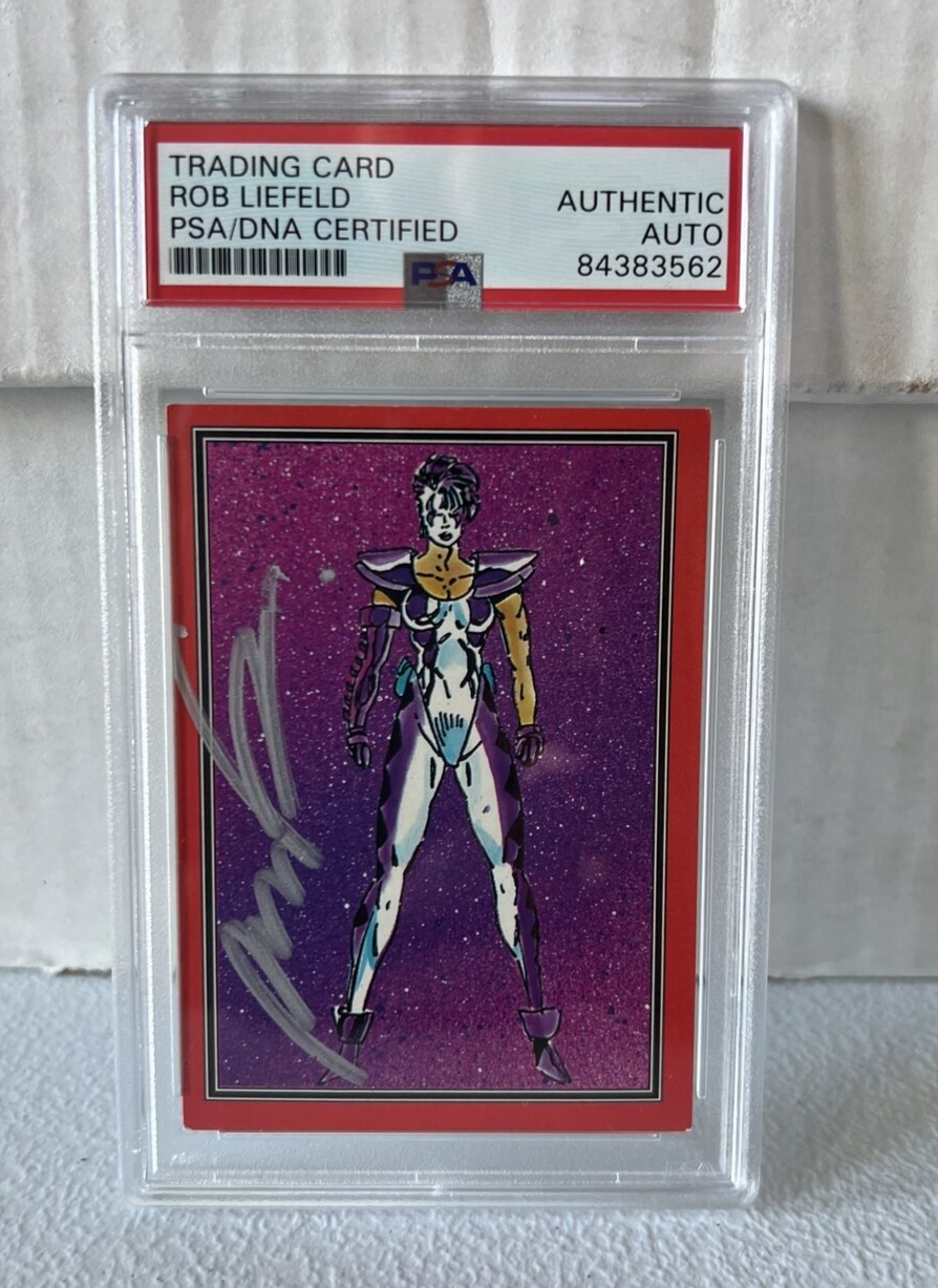 Rob Liefeld "Artist" Autographed Signed 1992 Youngblood Trading Card #33 PSA