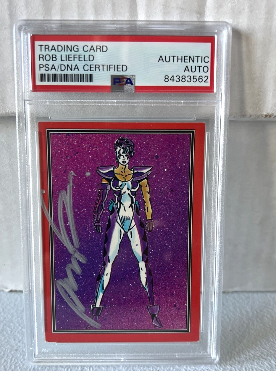 Rob Liefeld "Artist" Autographed Signed 1992 Youngblood Trading Card #33 PSA