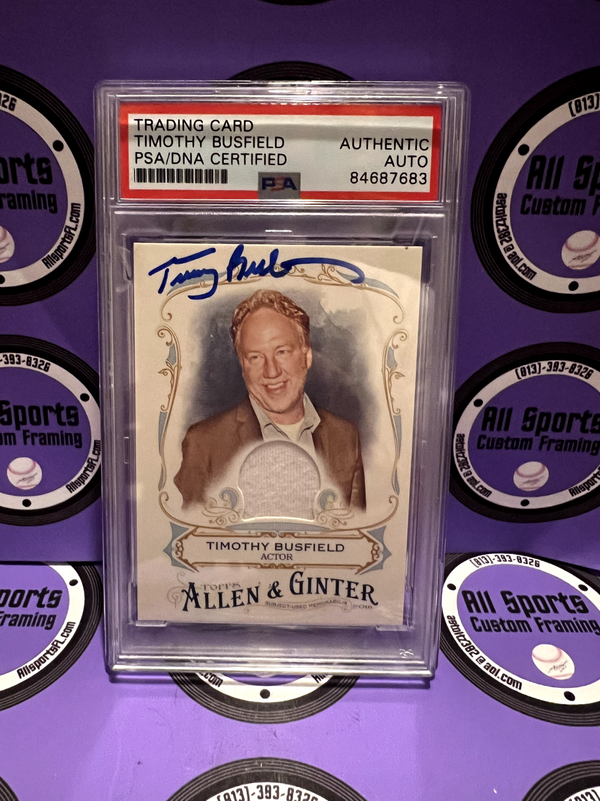 Timothy Busfield Actor Autographed 2016 Allen & Ginter Memorabilia Trading Card