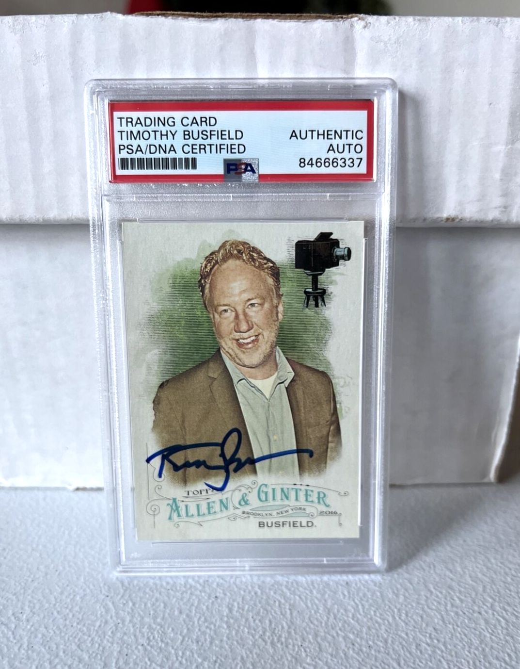 Timothy Busfield "Actor" Autographed Signed 2016 Topps Allen & Ginter Card PSA 3