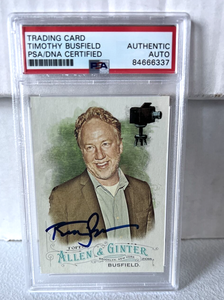 Timothy Busfield "Actor" Autographed Signed 2016 Topps Allen & Ginter Card PSA 3