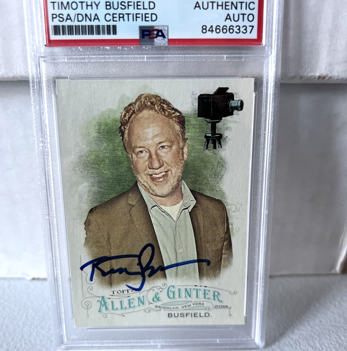 Timothy Busfield "Actor" Autographed Signed 2016 Topps Allen & Ginter Card PSA 3