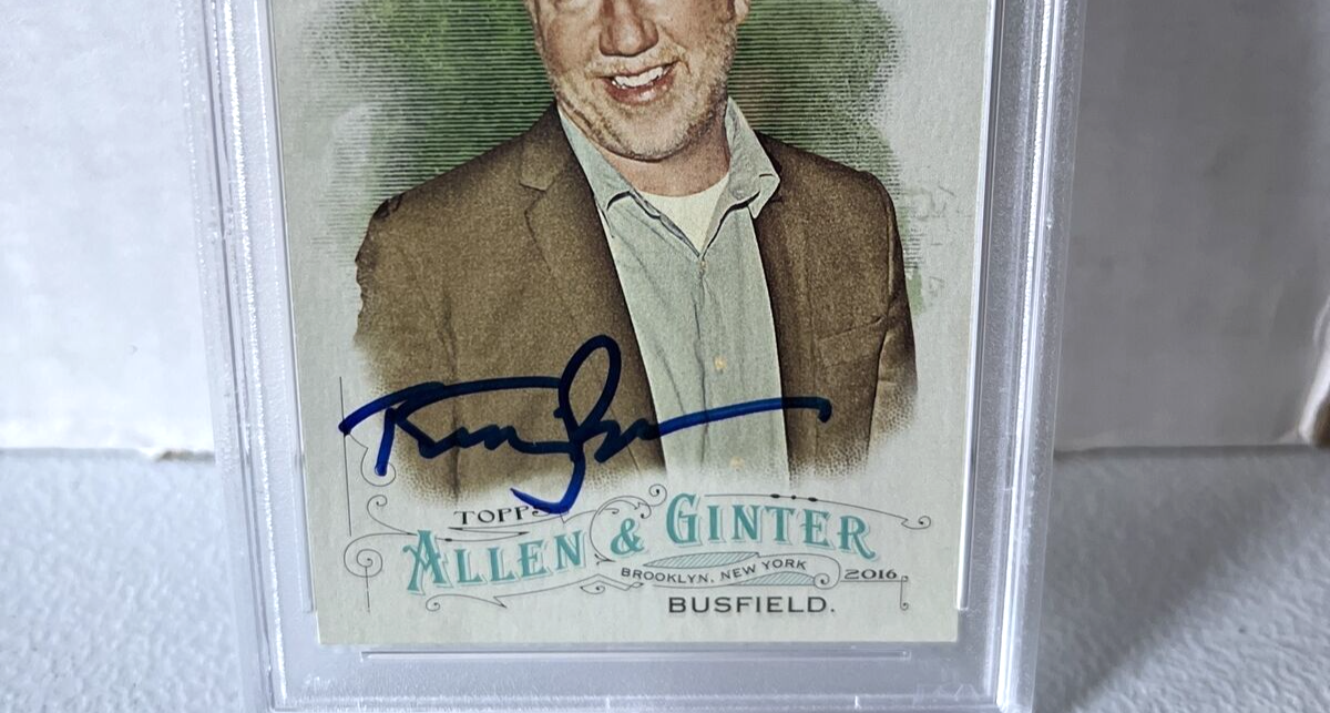 Timothy Busfield "Actor" Autographed Signed 2016 Topps Allen & Ginter Card PSA 3