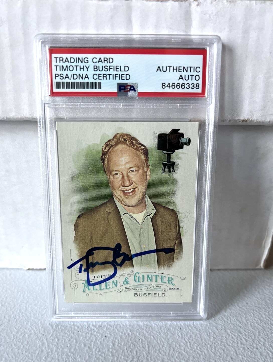 Timothy Busfield "Actor" Autographed Signed 2016 Topps Allen & Ginter PSA Auth