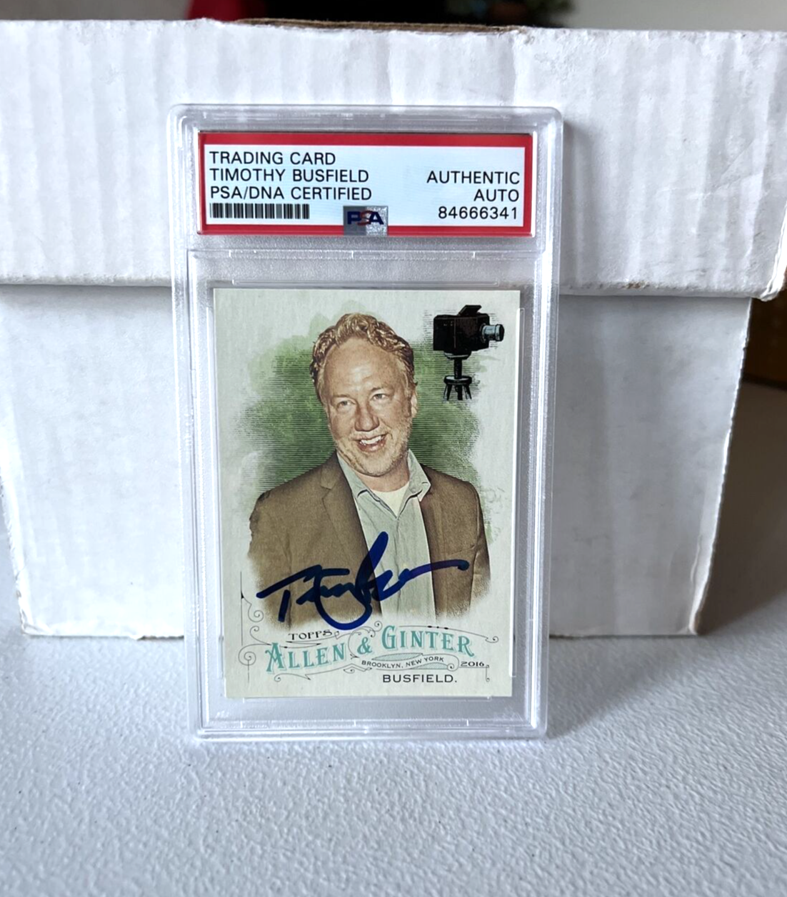 Timothy Busfield "Actor" Autographed Signed 2016 Topps Allen & Ginter Card PSA 6