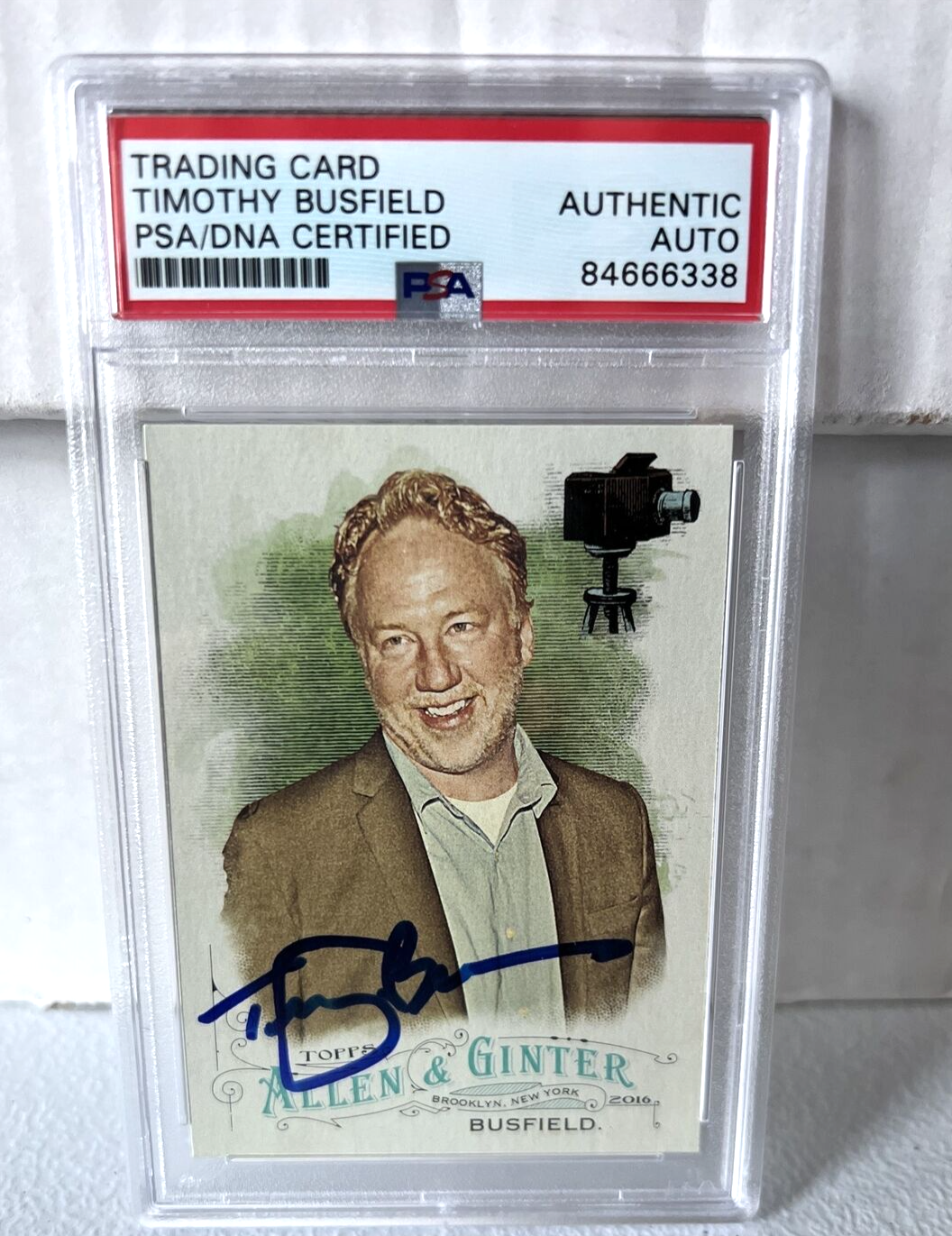 Timothy Busfield "Actor" Autographed Signed 2016 Topps Allen & Ginter PSA Auth