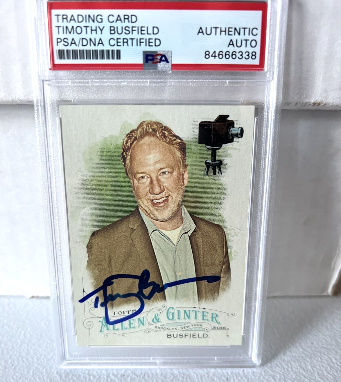 Timothy Busfield "Actor" Autographed Signed 2016 Topps Allen & Ginter PSA Auth