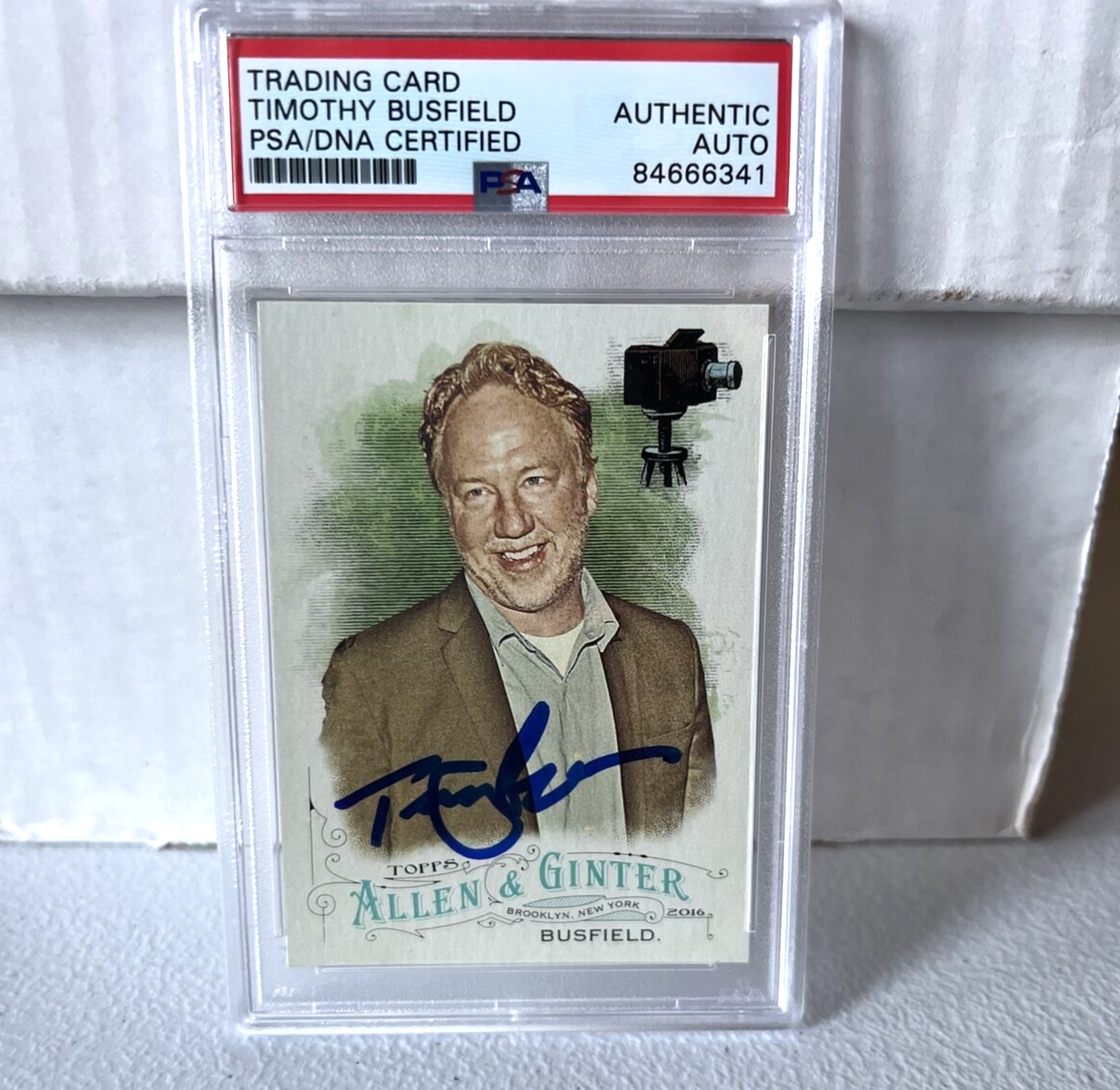 Timothy Busfield "Actor" Autographed Signed 2016 Topps Allen & Ginter Card PSA 6