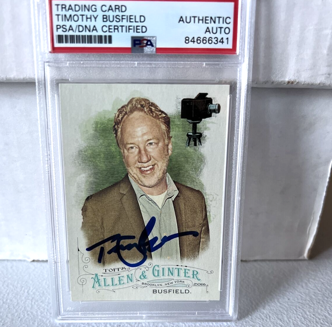 Timothy Busfield "Actor" Autographed Signed 2016 Topps Allen & Ginter Card PSA 6