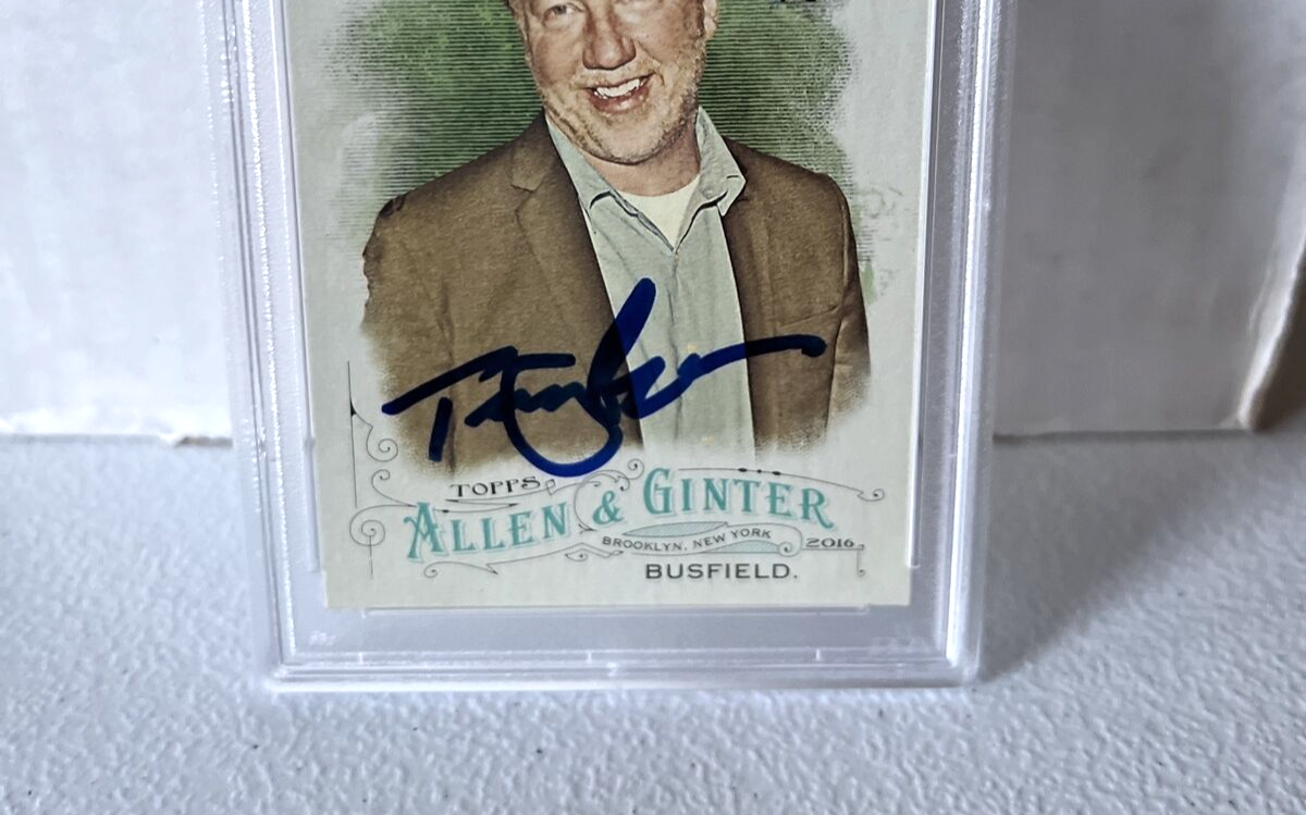 Timothy Busfield "Actor" Autographed Signed 2016 Topps Allen & Ginter Card PSA 6