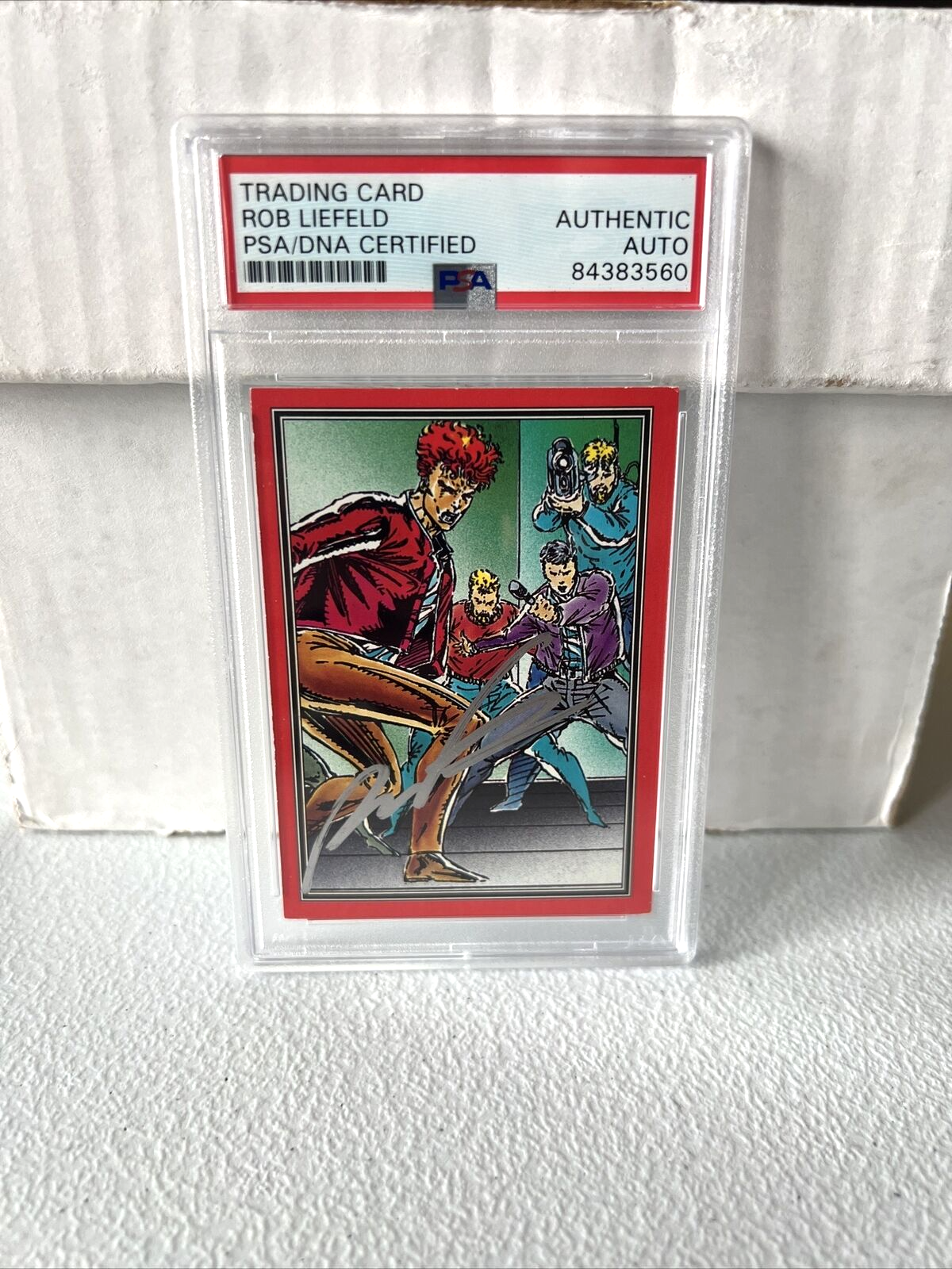 Rob Liefeld "Artist" Autographed Signed 1992 Youngblood Trading Card #6 PSA Auth