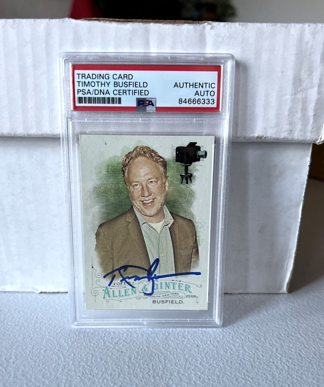 Timothy Busfield "Actor" Autographed Signed 2016 Topps Allen & Ginter Card PSA 4