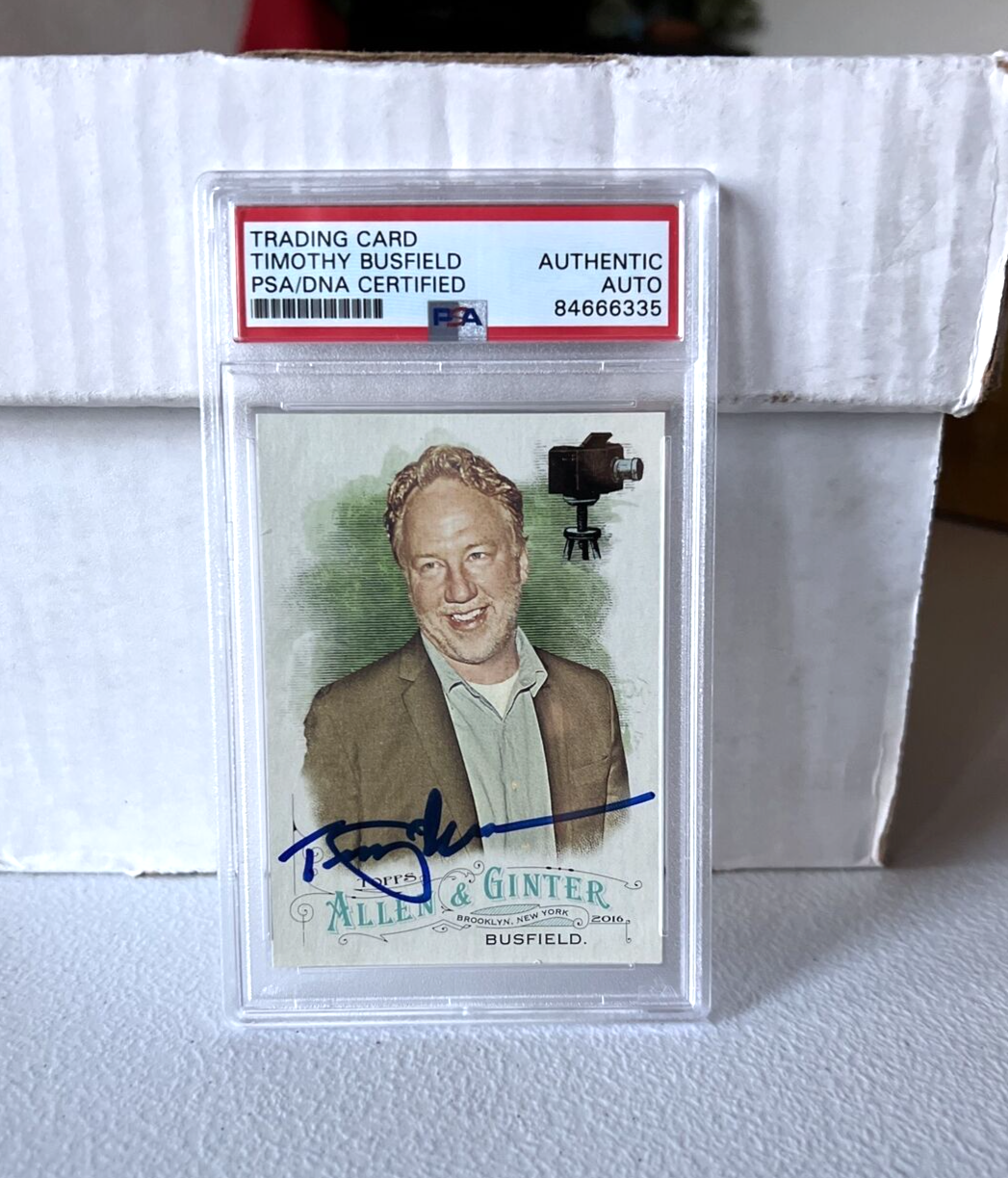 Timothy Busfield "Actor" Autographed Signed 2016 Topps Alenn & Ginter Card PSA 5