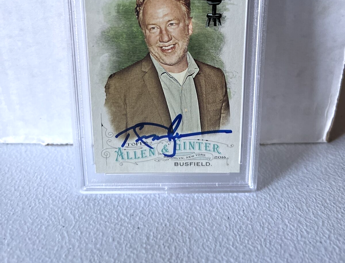 Timothy Busfield "Actor" Autographed Signed 2016 Topps Allen & Ginter Card PSA 4