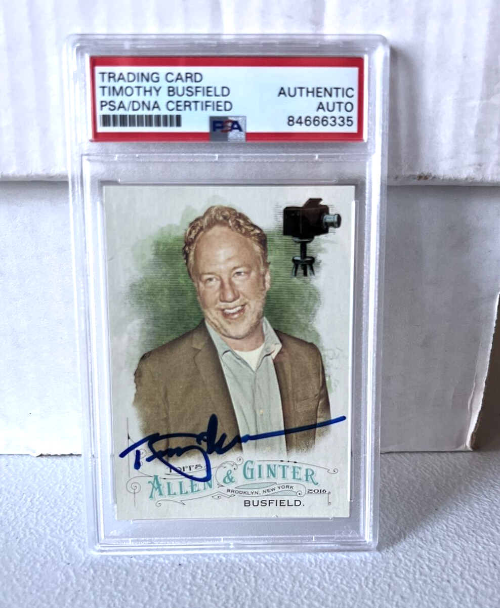 Timothy Busfield "Actor" Autographed Signed 2016 Topps Alenn & Ginter Card PSA 5