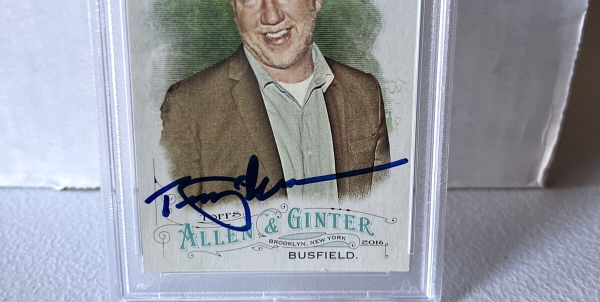 Timothy Busfield "Actor" Autographed Signed 2016 Topps Alenn & Ginter Card PSA 5