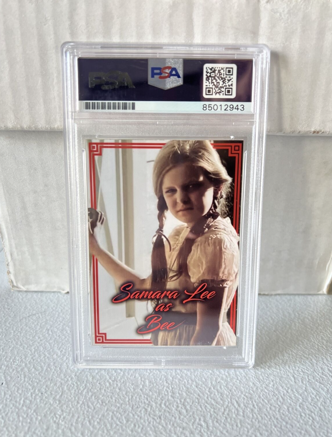 Samara Lee "Actress" Autographed Signed Custom Card 2 Annabelle Creation PSA