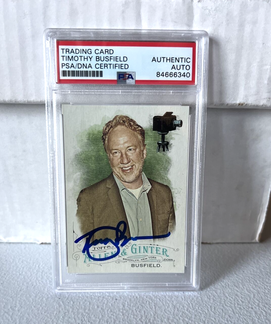 Timothy Busfield "Actor" Autographed Signed Topps 2016 Allen & Ginter PSA Auth 7