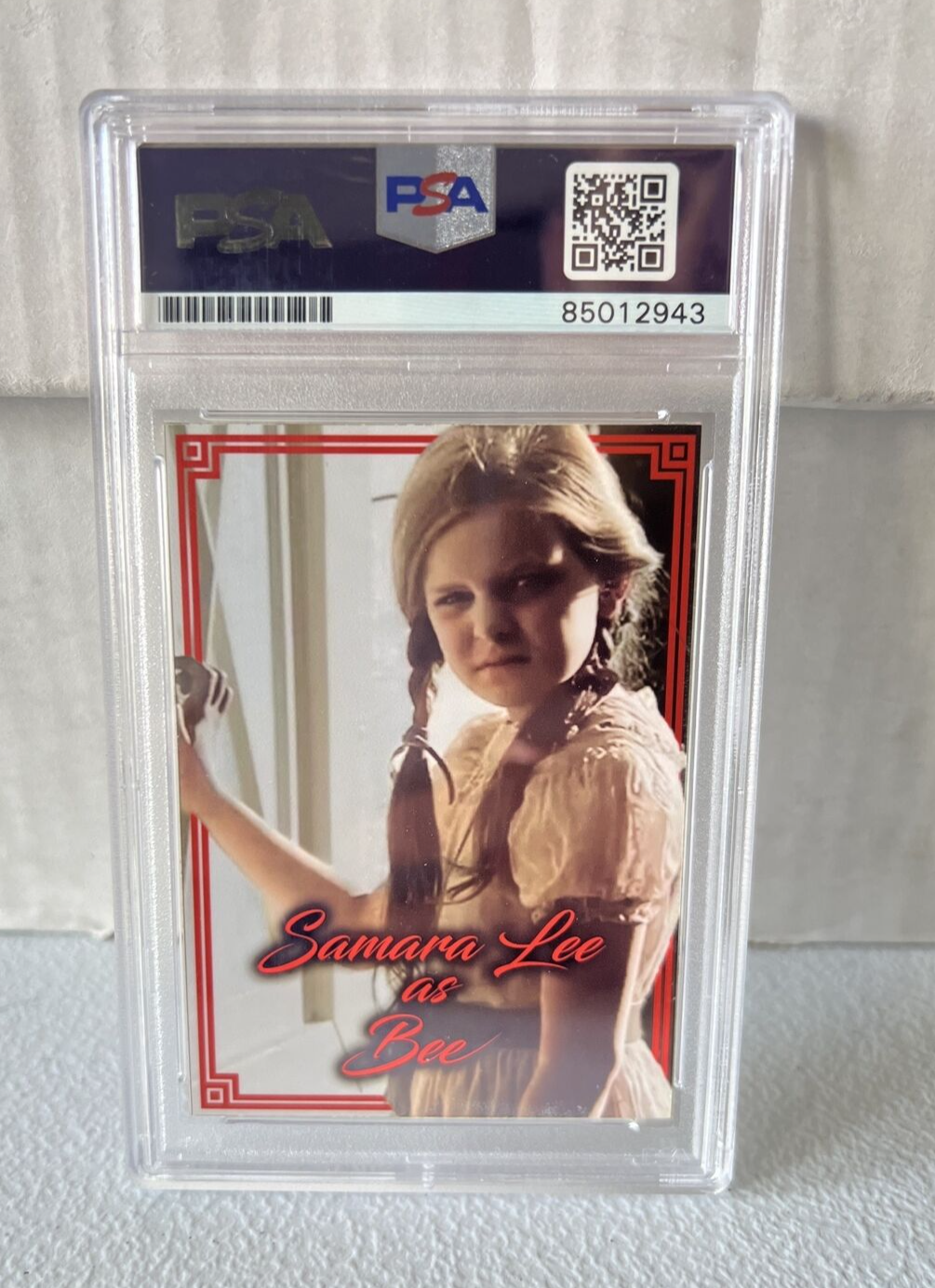 Samara Lee "Actress" Autographed Signed Custom Card 2 Annabelle Creation PSA