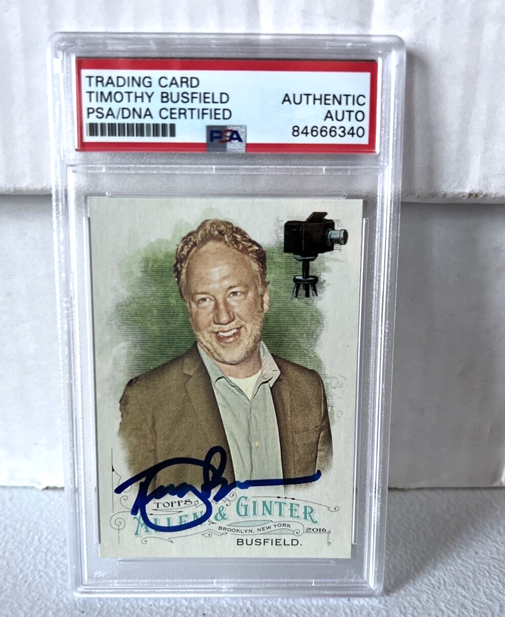 Timothy Busfield "Actor" Autographed Signed Topps 2016 Allen & Ginter PSA Auth 7