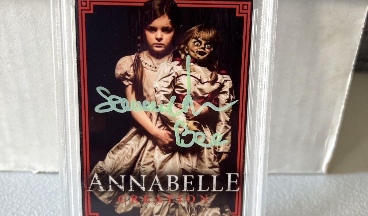 Samara Lee "Actress" Autographed Signed Custom Card Annabelle Movie PSA Auth