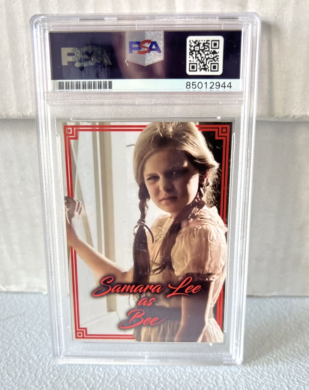 Samara Lee "Actress" Autographed Signed Custom Card Annabelle Movie PSA Auth