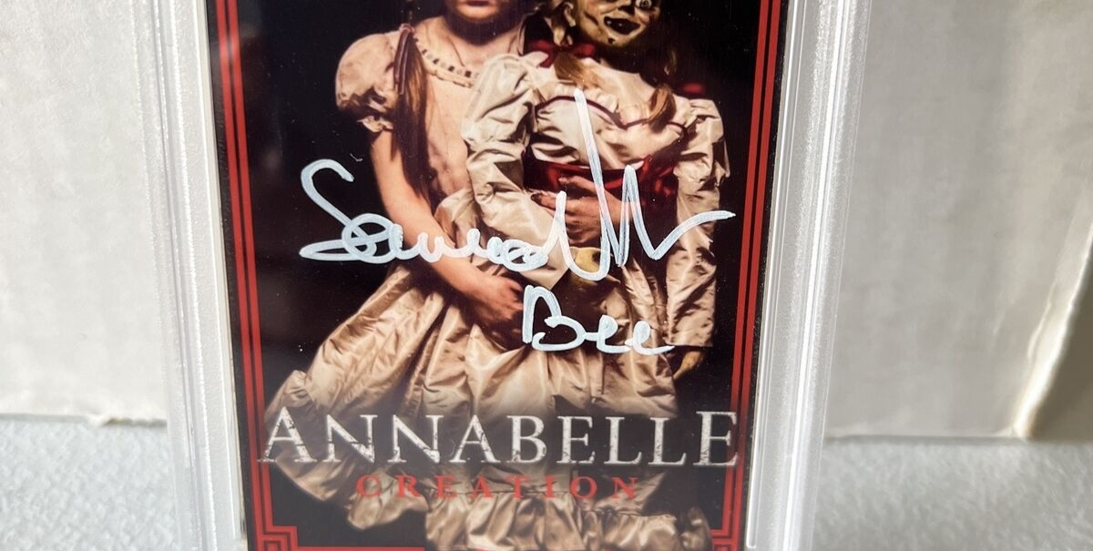 Samara Lee "Actress" Autographed Signed Annabelle Creation Custom Card PSA