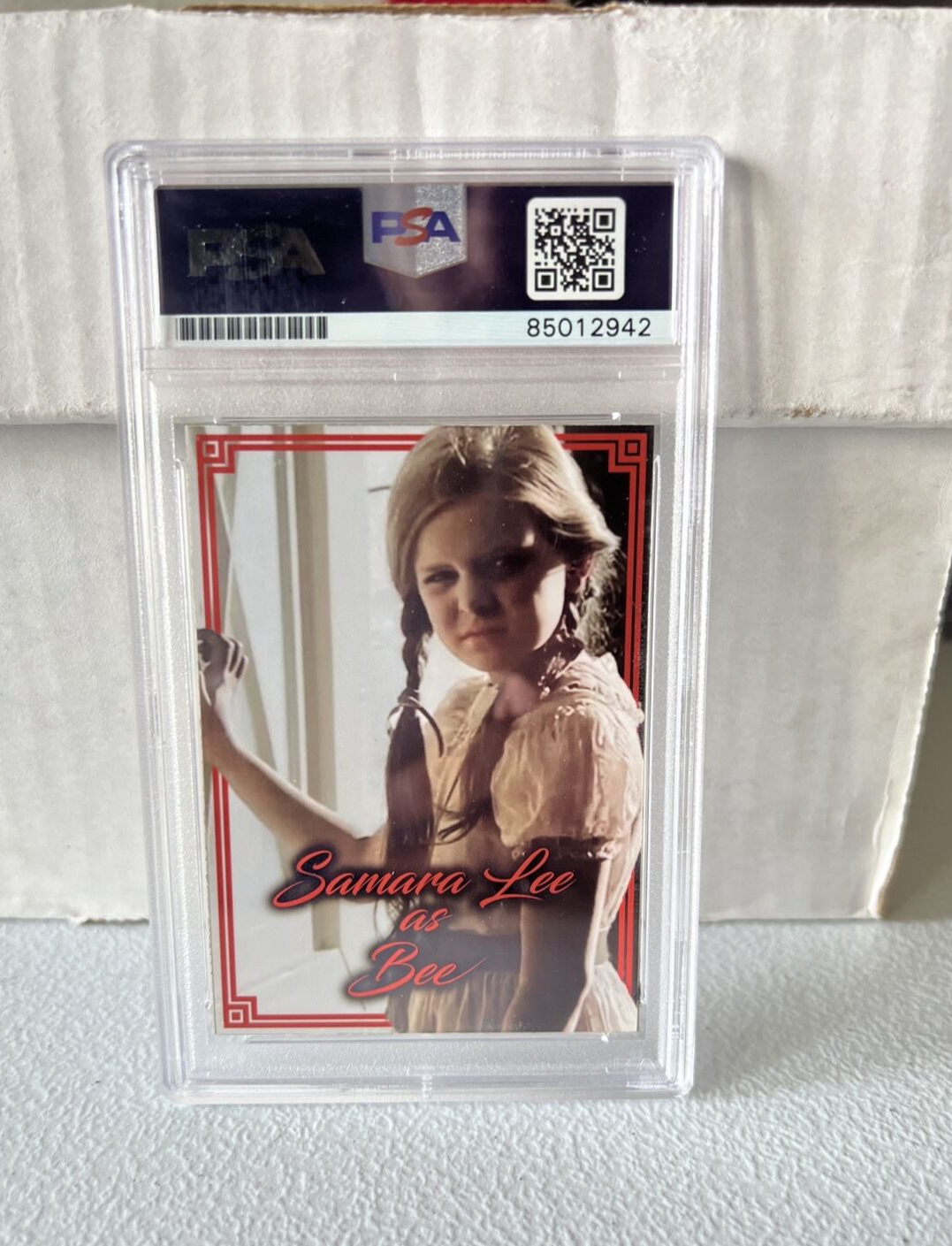 Samara Lee "Actress" Autographed Signed Annabelle Creation Custom Card PSA