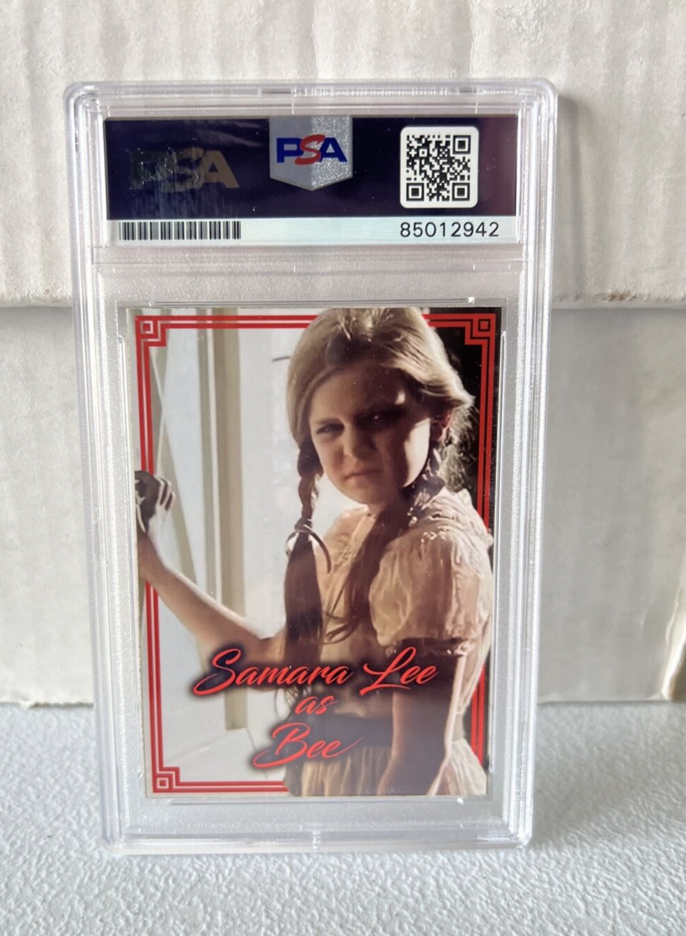 Samara Lee "Actress" Autographed Signed Annabelle Creation Custom Card PSA