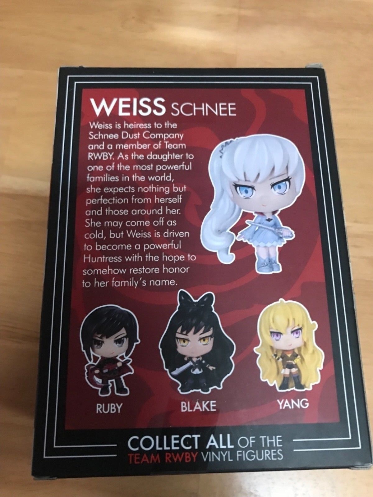 Vinyl Figure Kara Eberle “Weiss Schnee” RWBY Autograph Beckett COA