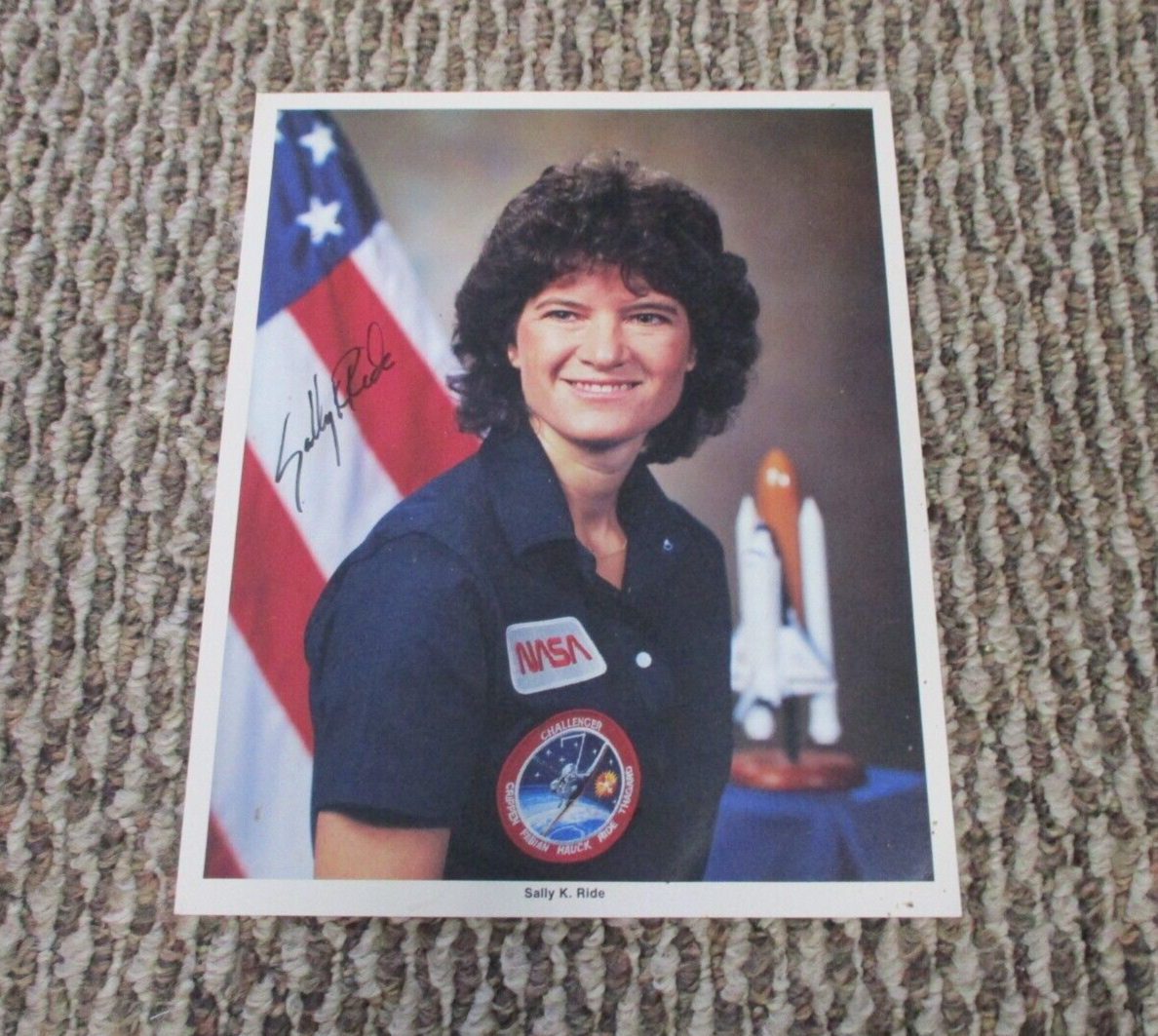 NASA Astronaut Sally Ride Autographed Signed NASA Licensed 8x10 Photo JSA COA