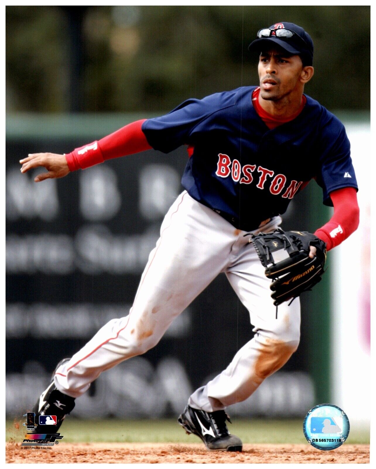 Julio Lugo Boston Red Sox 8x10 Sports Photo A Unsigned MLB Hologram