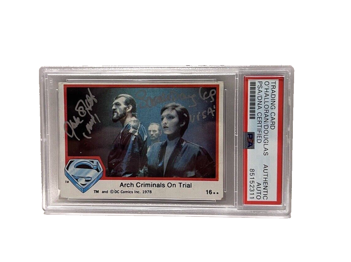 Sarah Douglas And Jack O Halloran Dual Autographed Signed SM2 Card PSA #85152311