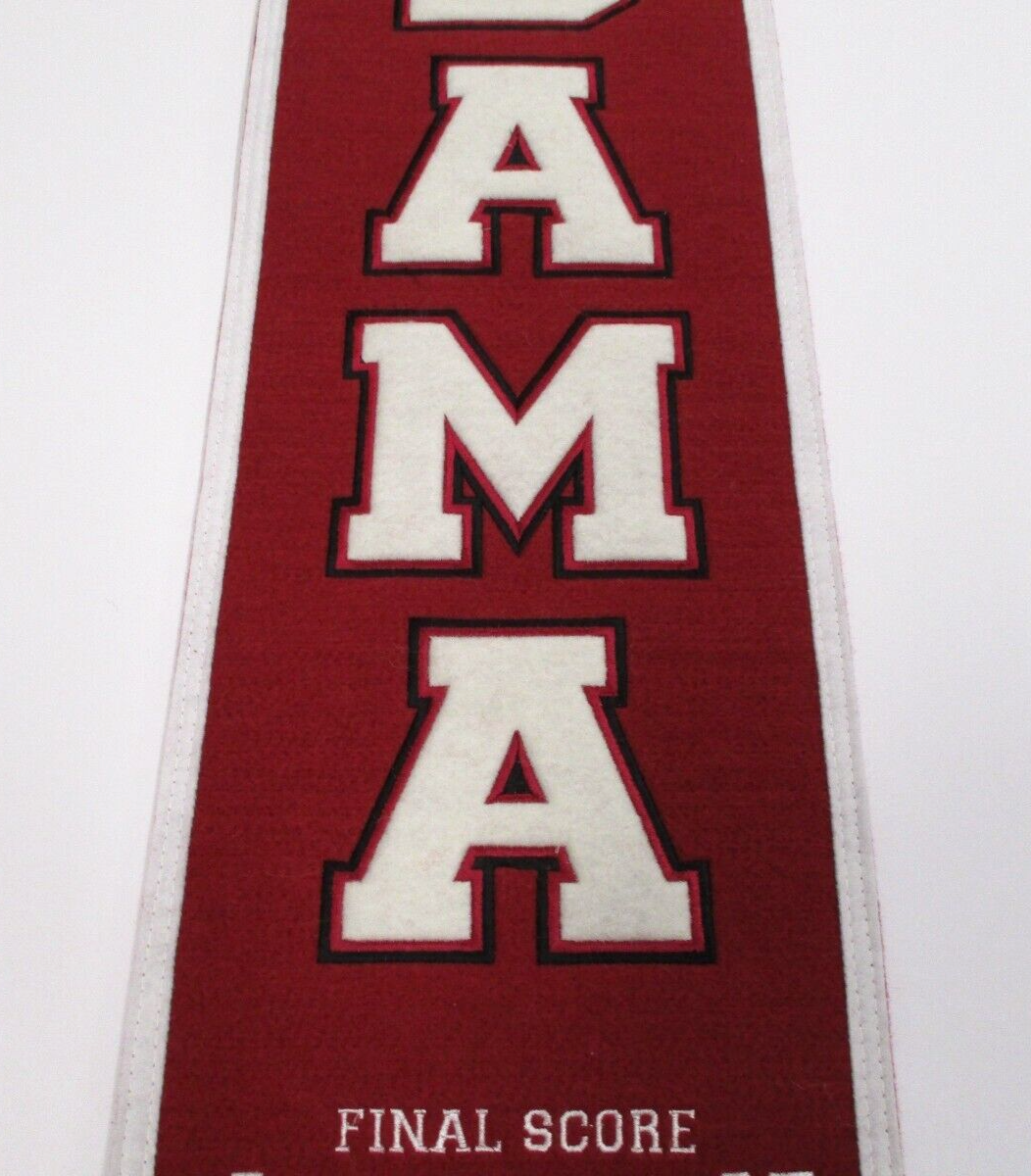 NCAA Alabama Crimson Tide 2009 Champions Wool Sports Banner Flag New In Pack