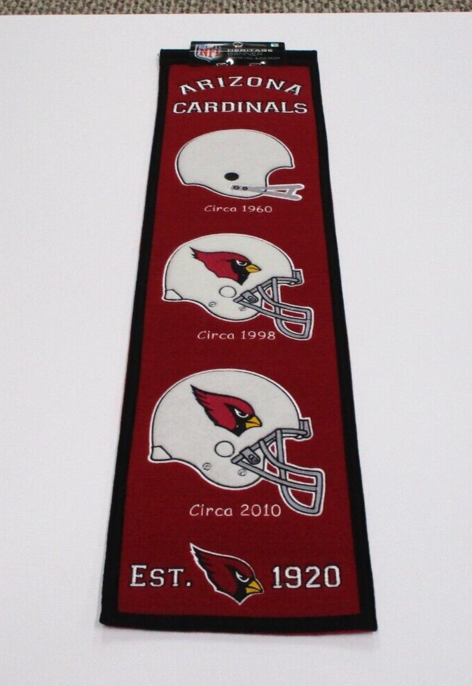 NFL Arizona Cardinals Winning Streak Wool Sports Banner Flag New In Pack