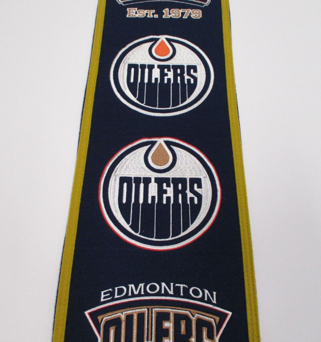 NHL Edmonton Oilers Winning Streak Wool Sports Banner Flag New In Pack