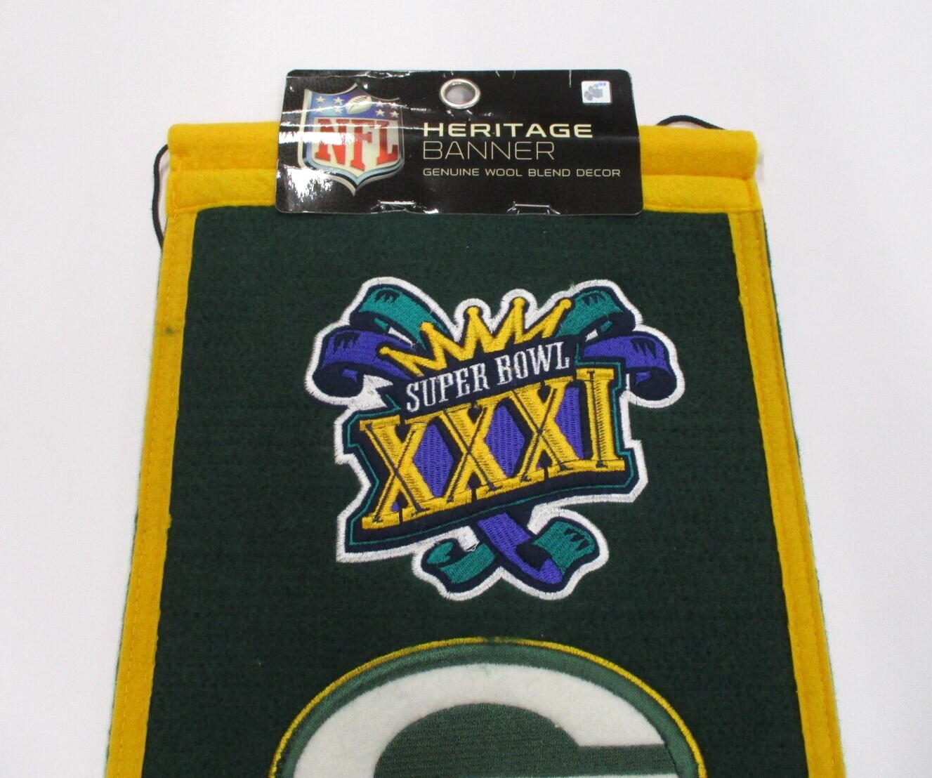 NFL Green Bay Packers Super Bowl XXXI Champions Winning Streak Banner