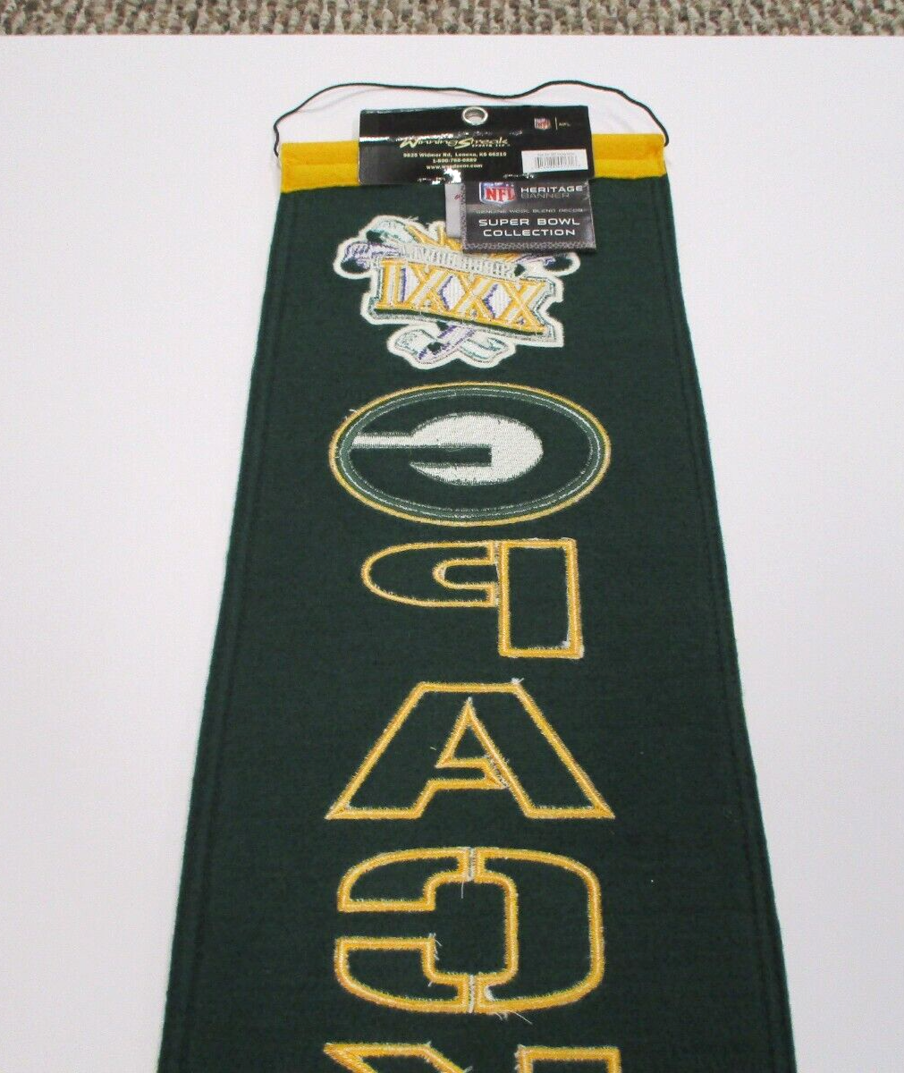 NFL Green Bay Packers Super Bowl XXXI Champions Winning Streak Banner