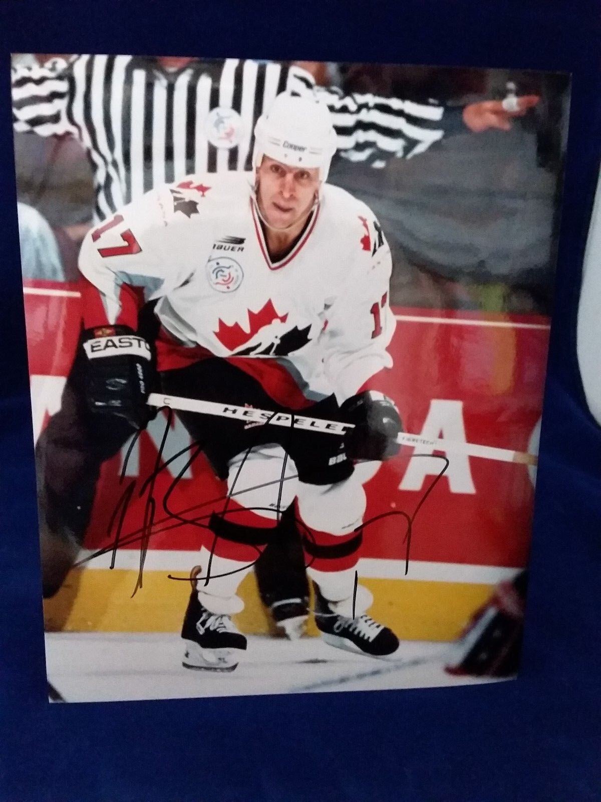 Rod Brind Amour Team Canada Autographed 8x10 Photo