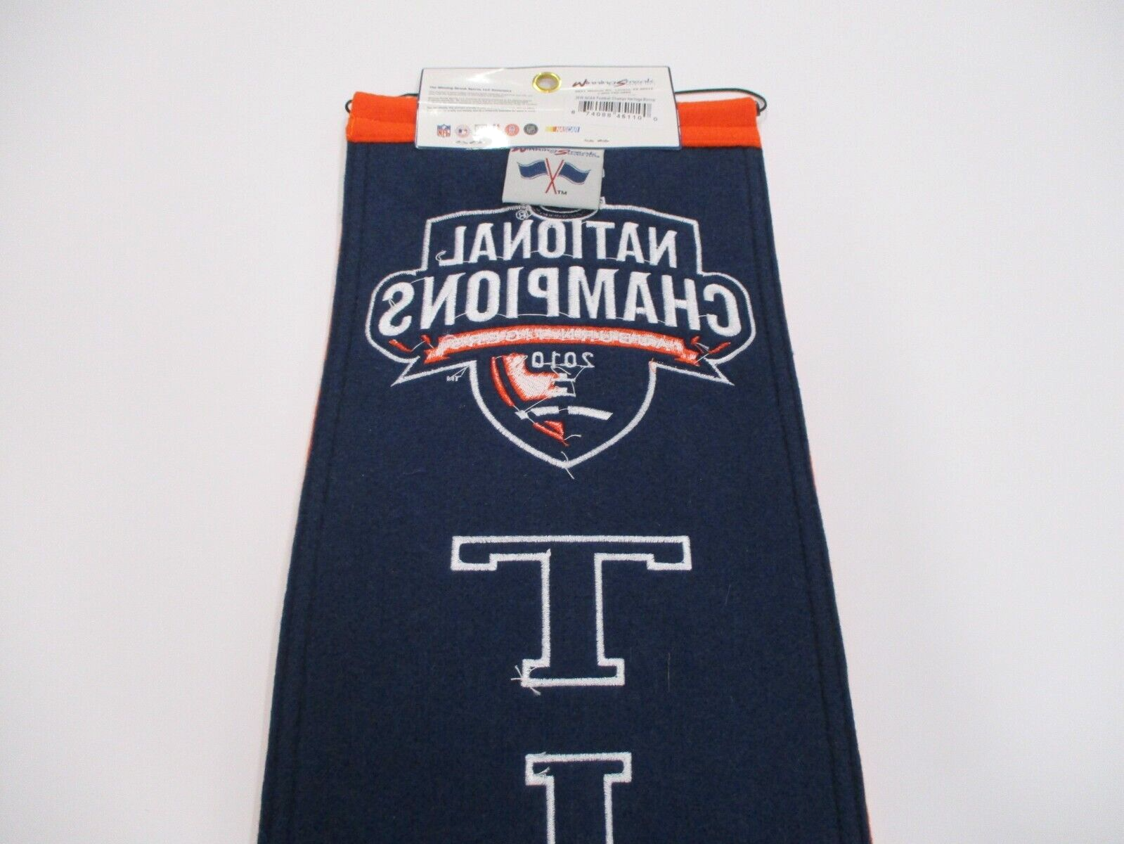 NCAA Auburn Tigers 2010 National Champions Winning Streak Banner New In Pack