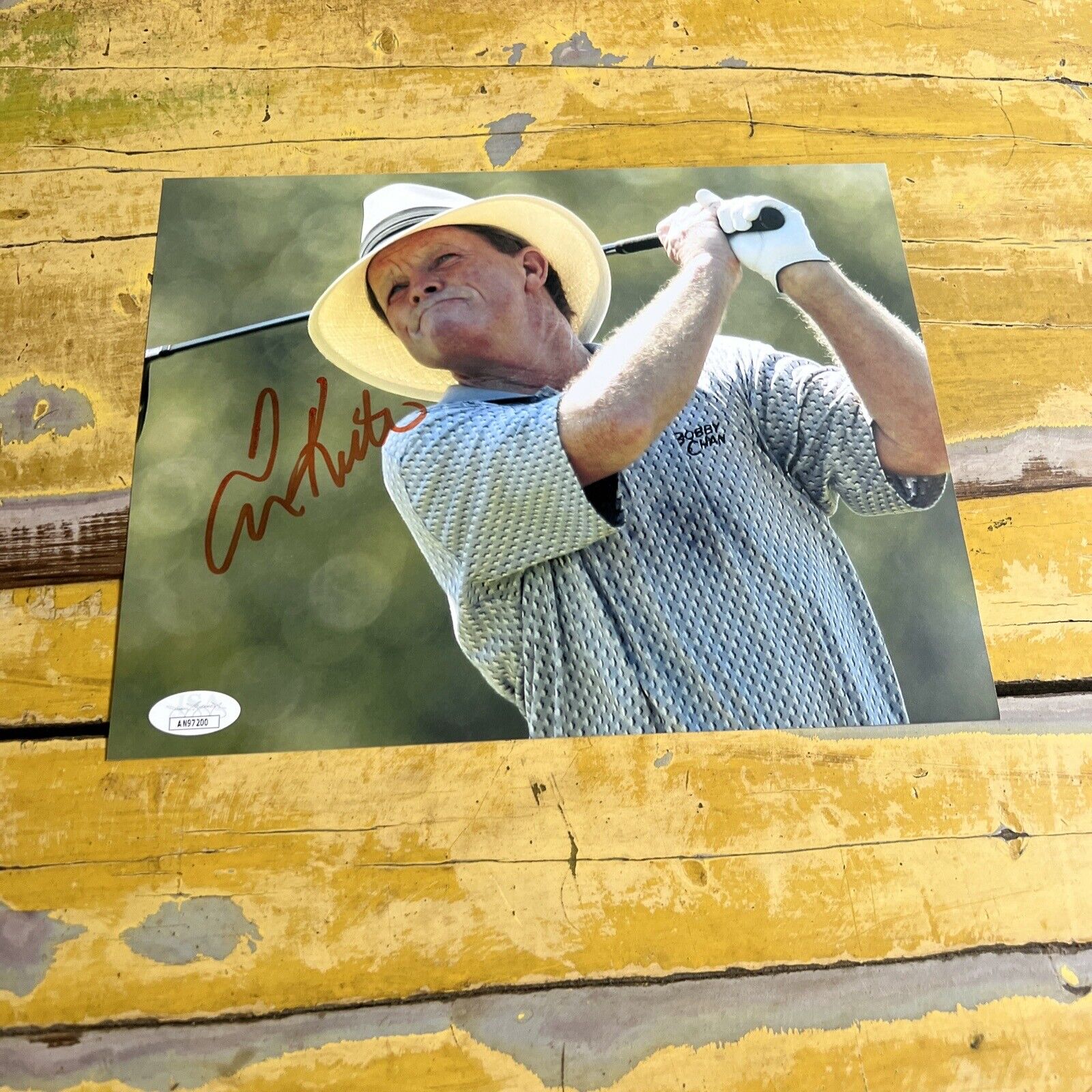 PGA Professional Golfer Tom Kite Autographed Signed 8x10 Photo JSA COA