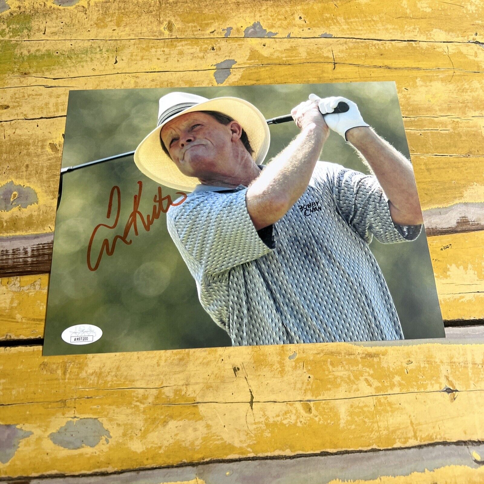 PGA Professional Golfer Tom Kite Autographed Signed 8x10 Photo JSA COA