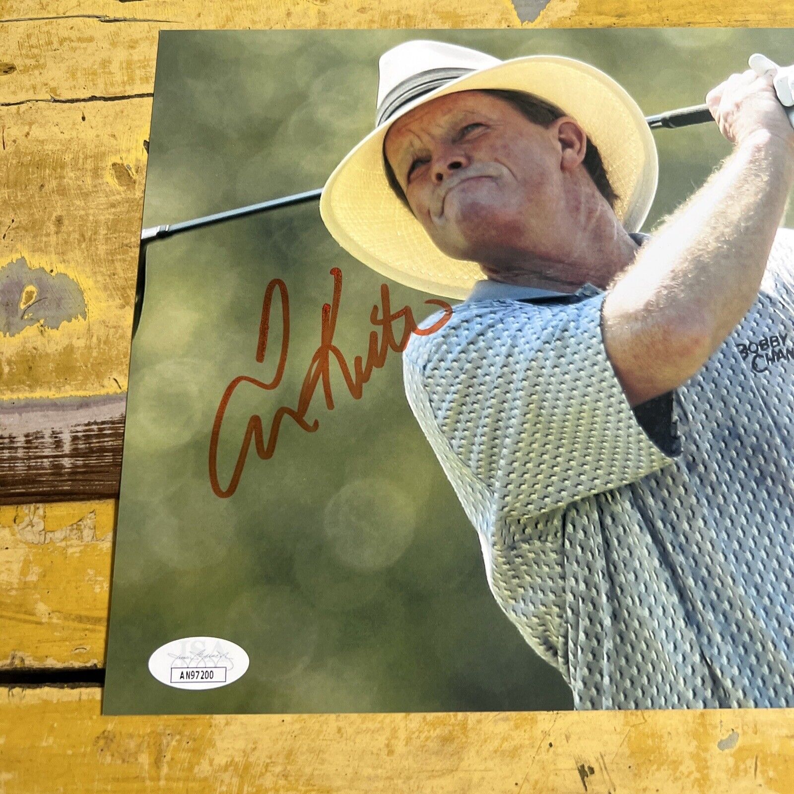 PGA Professional Golfer Tom Kite Autographed Signed 8x10 Photo JSA COA