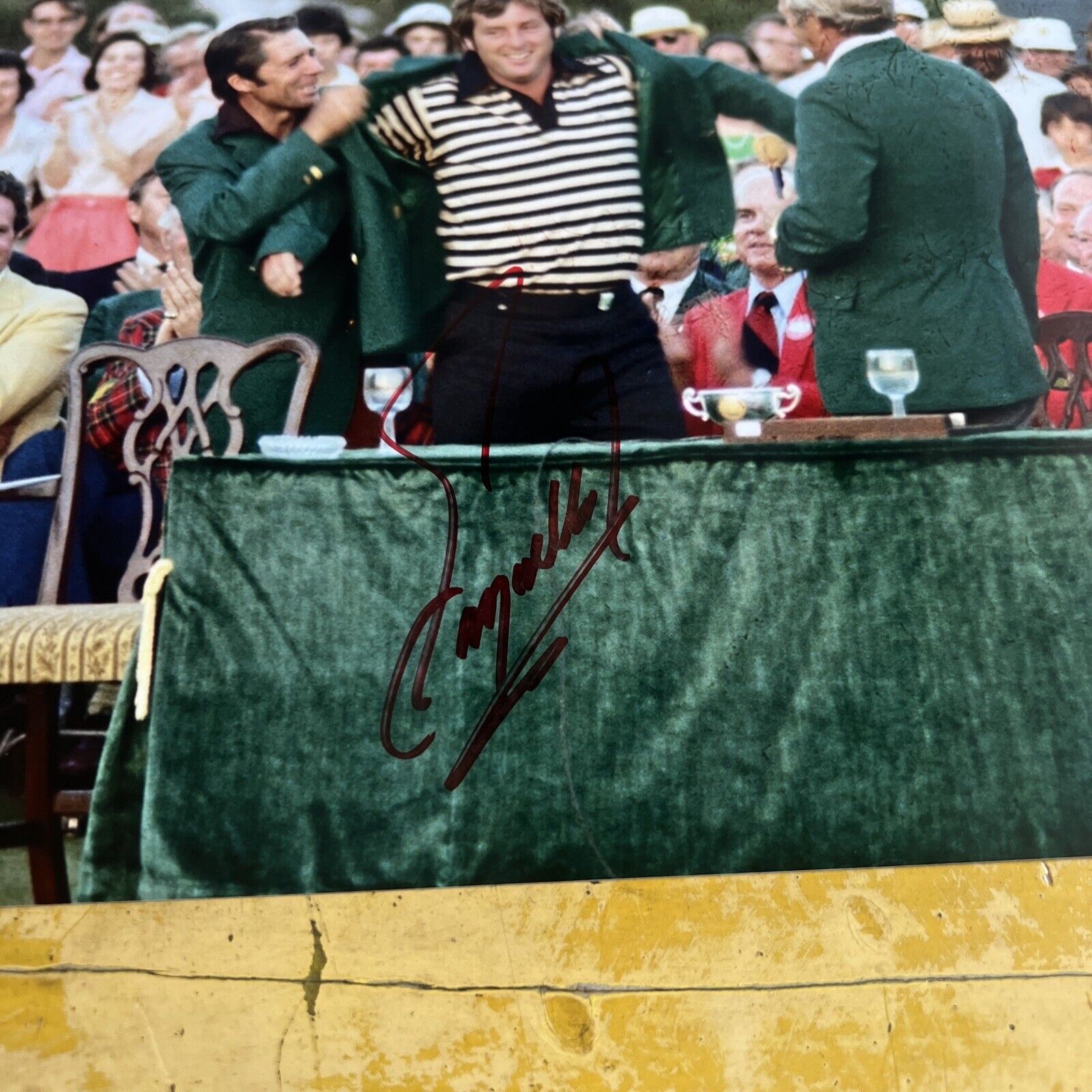 PGA Golf Masters Champion Fuzzy Zoeller Autographed Signed 8x10 Photo JSA COA